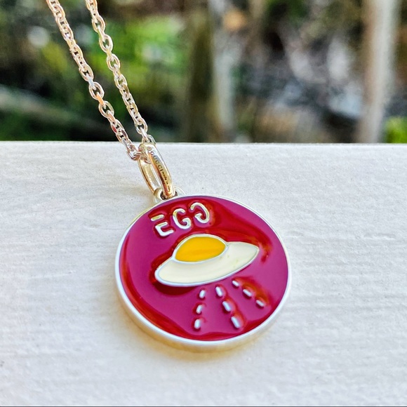 Guccighost Egg UFO Charm Pendant NWT - Picture 14 of 16